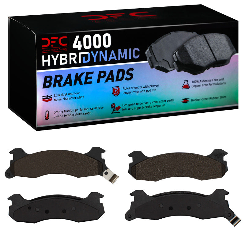 DFC 82-90 Mercury Capri Rear 4000 Hybridynamic Brake Pads