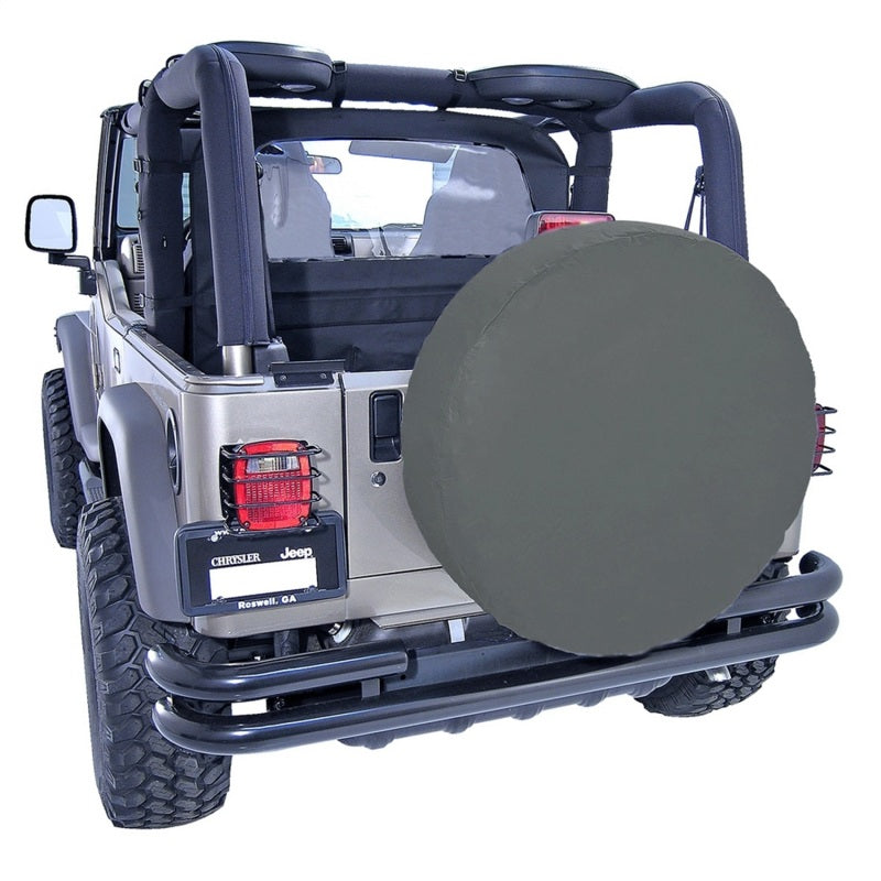 Rugged Ridge This Black Diamond Tire Cover From Rugged Ridge Fits 27-29 Inch Spare Tires. - 12801.35