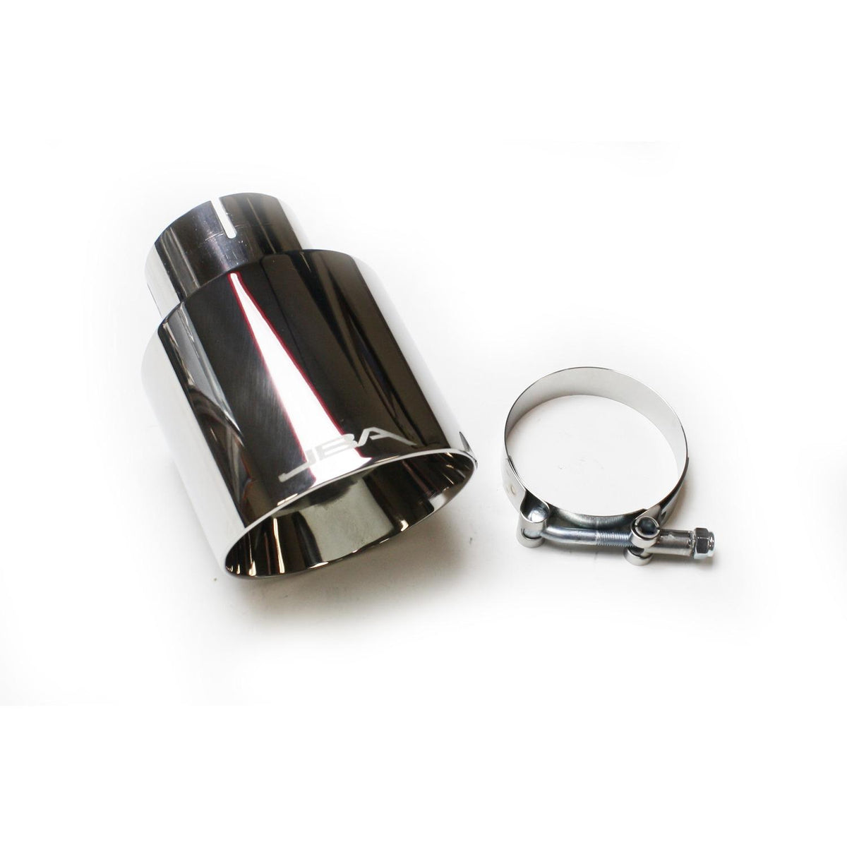 JBA 2.5" x 4" x 5 3/4"" Double Wall Polished S/S Chrome Tip - 12-08257