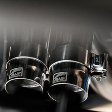 AWE 0FG Exhaust w/ Bashgaurd - Dual Diamond Black Tips (2016-2023 Tacoma 3.5L) - 3015-33826