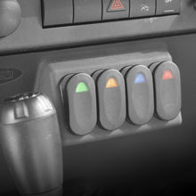 Rugged Ridge Switch Panel Kit Lower; 07-10 Jeep Wrangler Jk - 17235.85