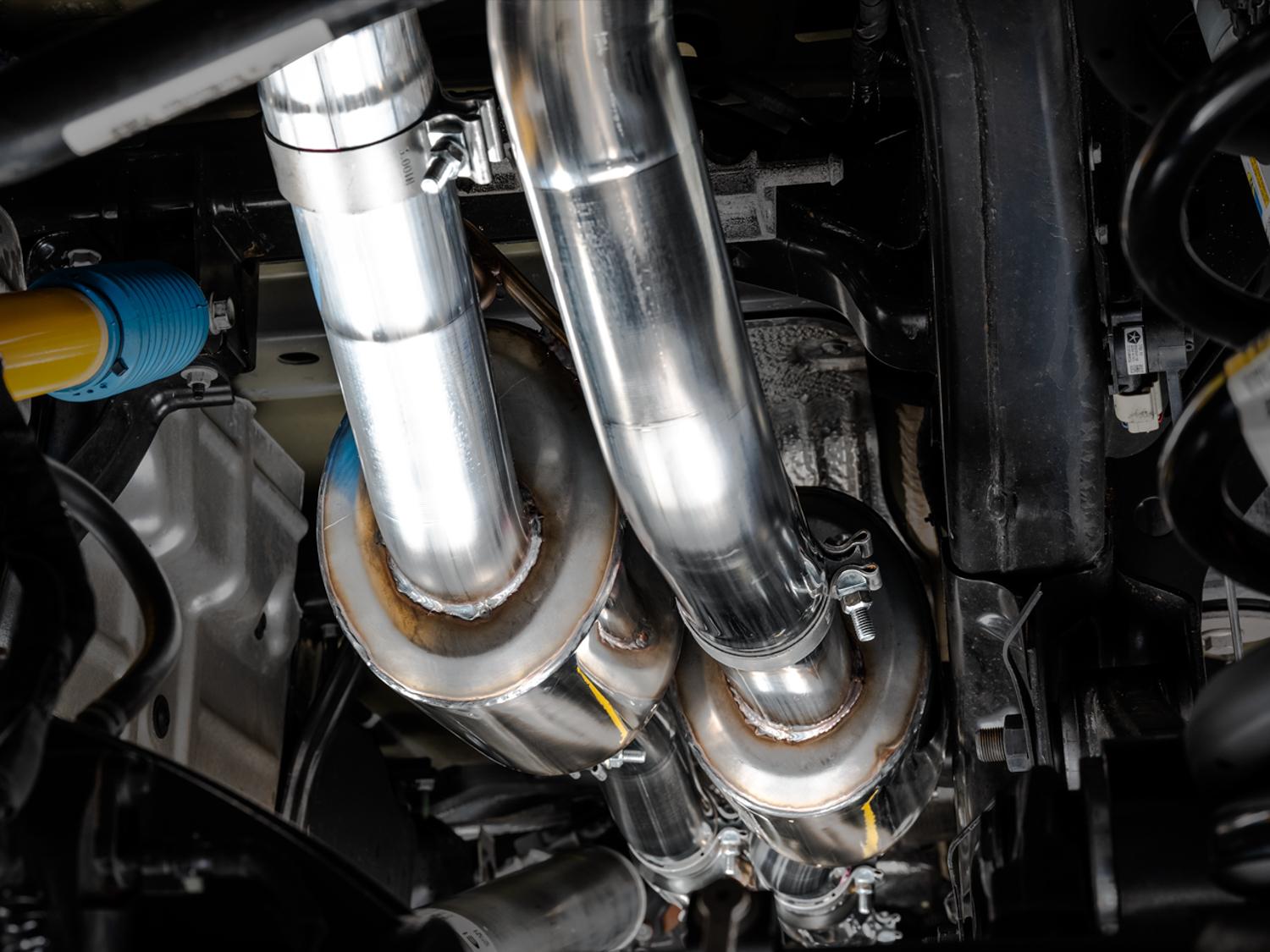 AWE 0FG Catback Exhaust for RAM TRX - Diamond Black Tips - 3015-33005