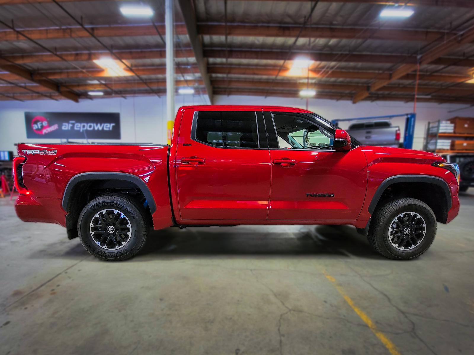 AFE aFe CONTROL 1.875 IN Leveling Kit Red Toyota Tundra 22-23 V6-3.4L (tt) - 416-72T005-R