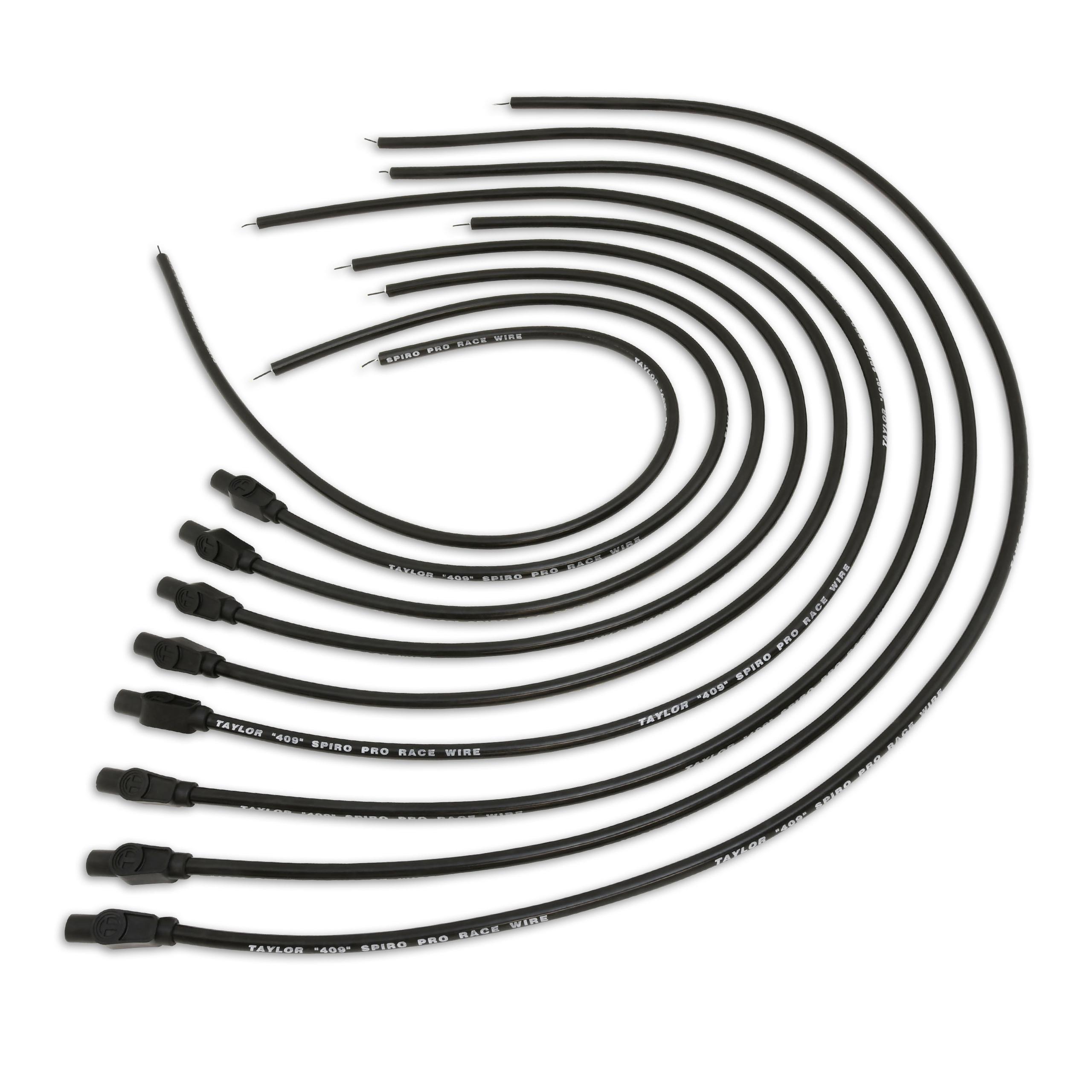 TAYLOR CABLE 409 Spiro-Pro univ 8 cyl 180 black - 79055