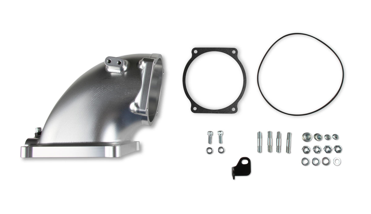 Holley Efi 300-253BK Kit, Billet Elbow Gm Ls To 4500 Black