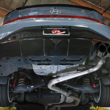 AFE Takeda 3 IN 304 Stainless Steel Axle-Back Exhaust w/ Carbon Tips (2021-2025 Elantra N Line) - 49-37045-C