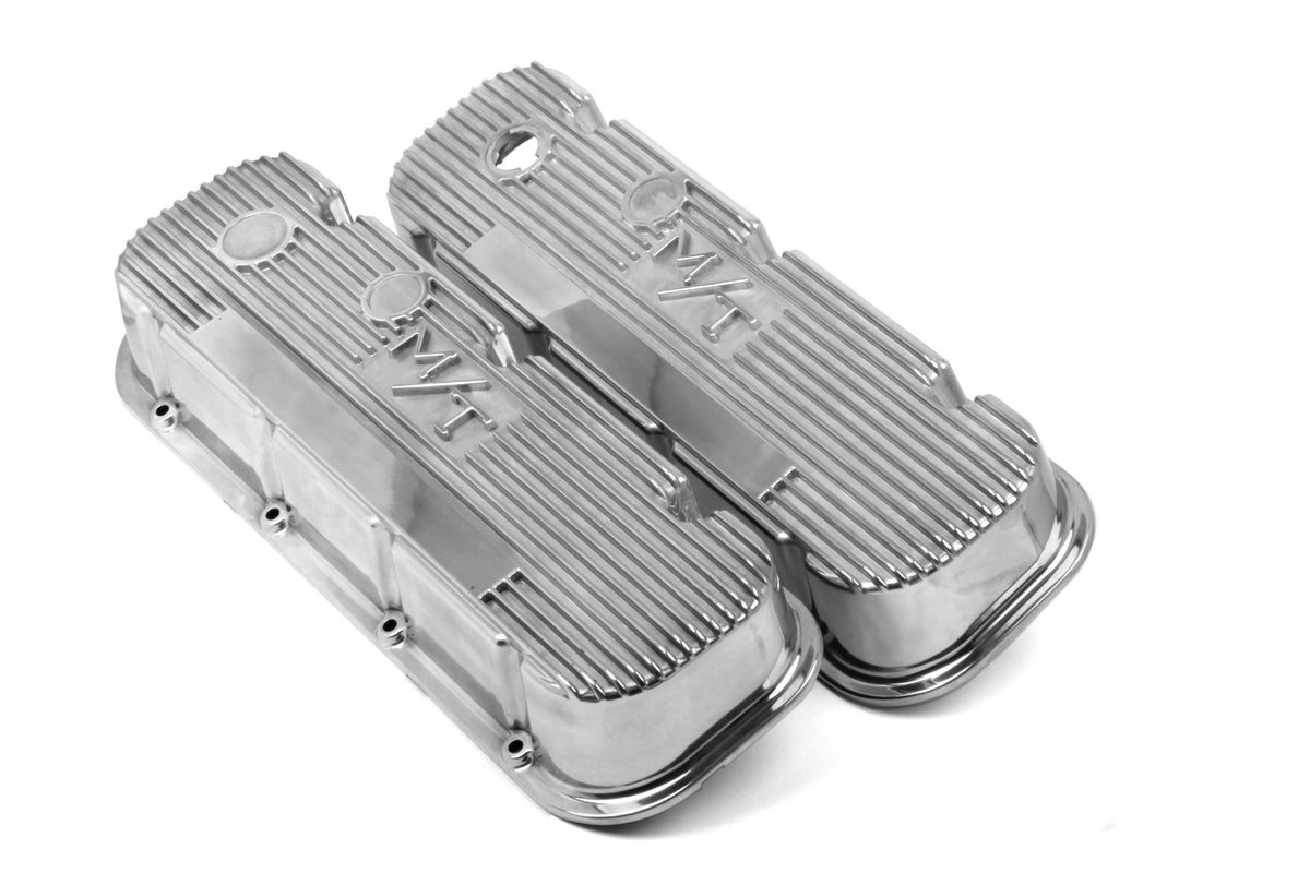 Holley M/T Valve Covers for Big Block Chevy Engines - Polished.  - 241-84