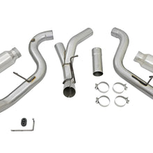 AFE Large Bore-HD 4 IN 409 Stainless Steel DPF-Back Exhaust System w/Polished Tip (2016-2016 Silverado 2500 HD, Silverado 3500 HD, Sierra 2500 HD, Sierra 3500 HD) - 49-44080-P