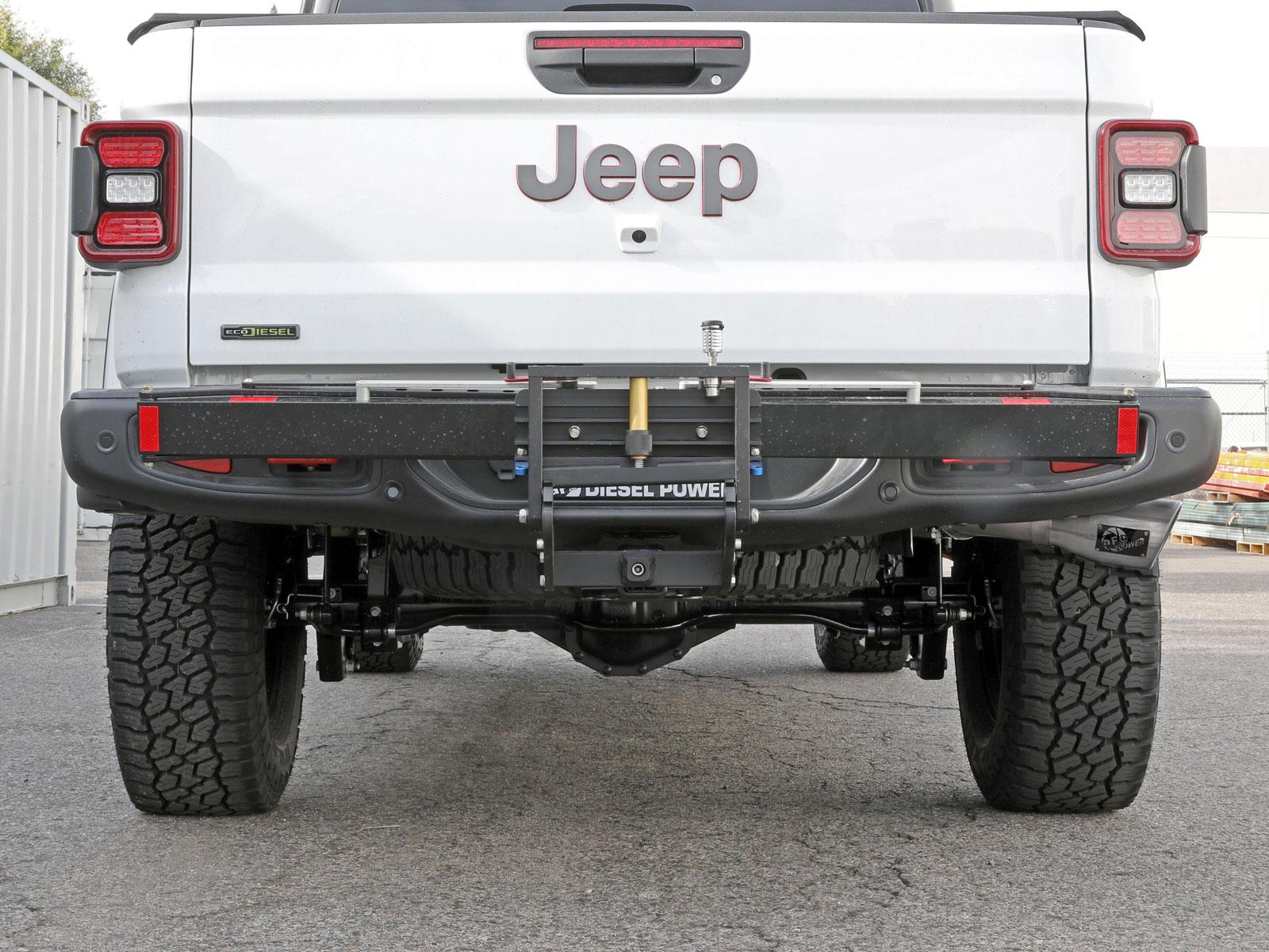 AFE Vulcan Series DPF-Back Exhaust System w/ Polished Tip (2021-2021 Gladiator) - 49-38093-P