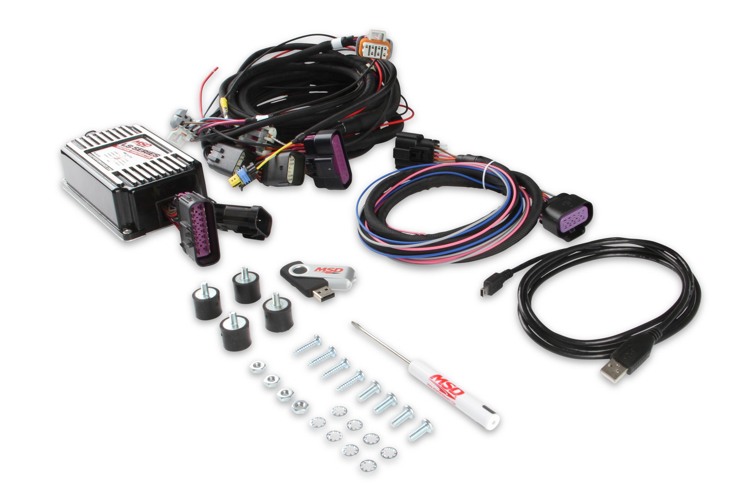 Msd 60143 Ignition Control, Timing/Rev Ls, Black