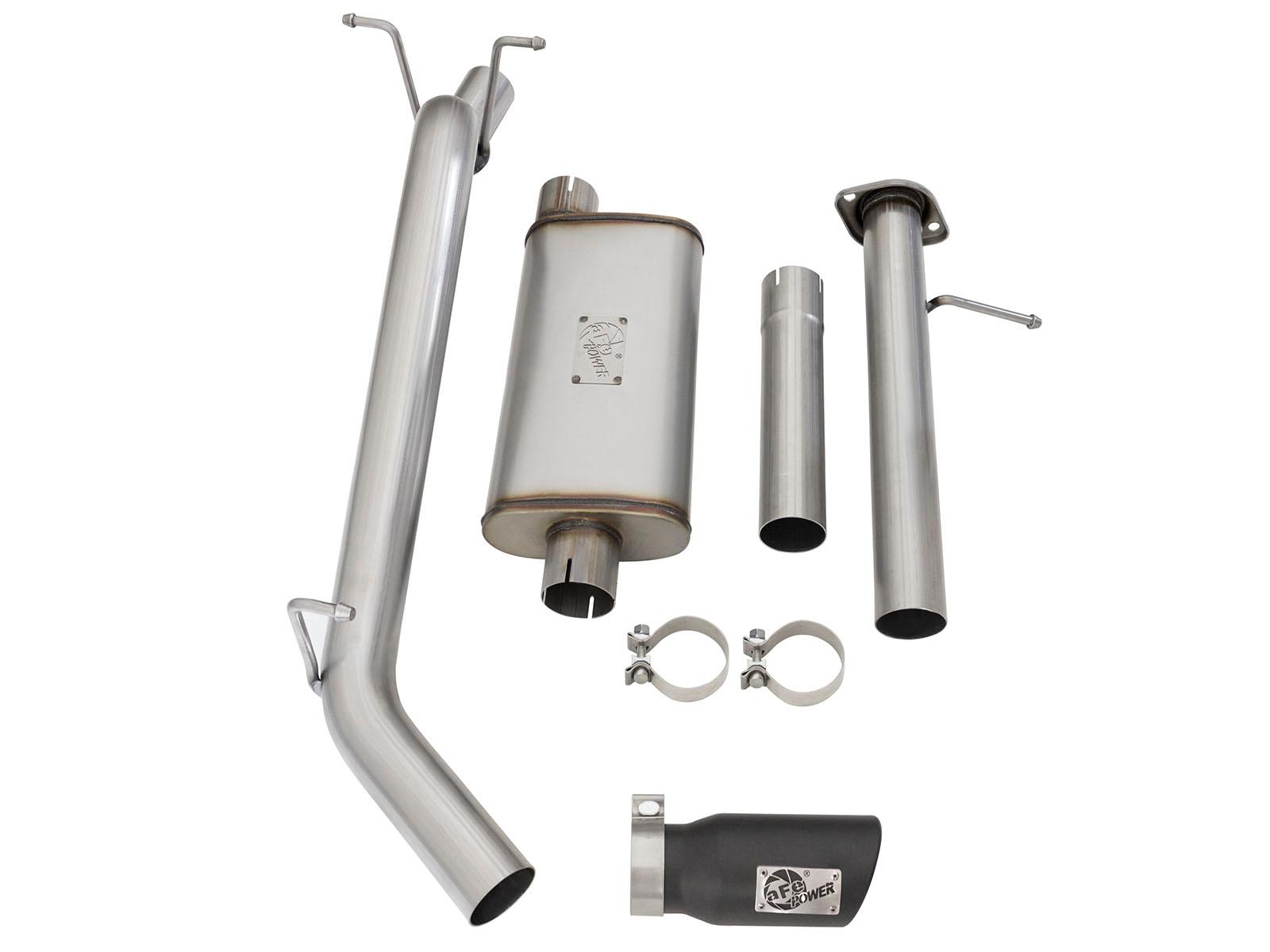 AFE MACH Force-Xp Cat-Back Exhaust System w/ Black Tip (2015-2021 Colorado, Colorado, Canyon, Canyon) - 49-44058-B