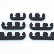Mr. Gasket Wire Separators - Plastic - 7 mm / 8 mm - Black.  - 9728