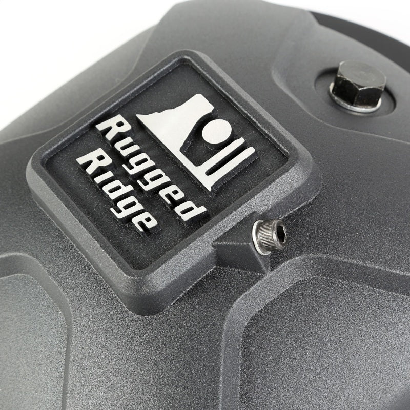 Rugged Ridge Boulder Aluminum Differential Cover Black For Dana 30 - 16595.13