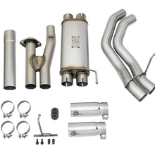 AFE Rebel Series 3 IN 409 Stainless Steel Cat-Back Exhaust System w/Polished Tip (2017-2020 F-150) - 49-43091-P