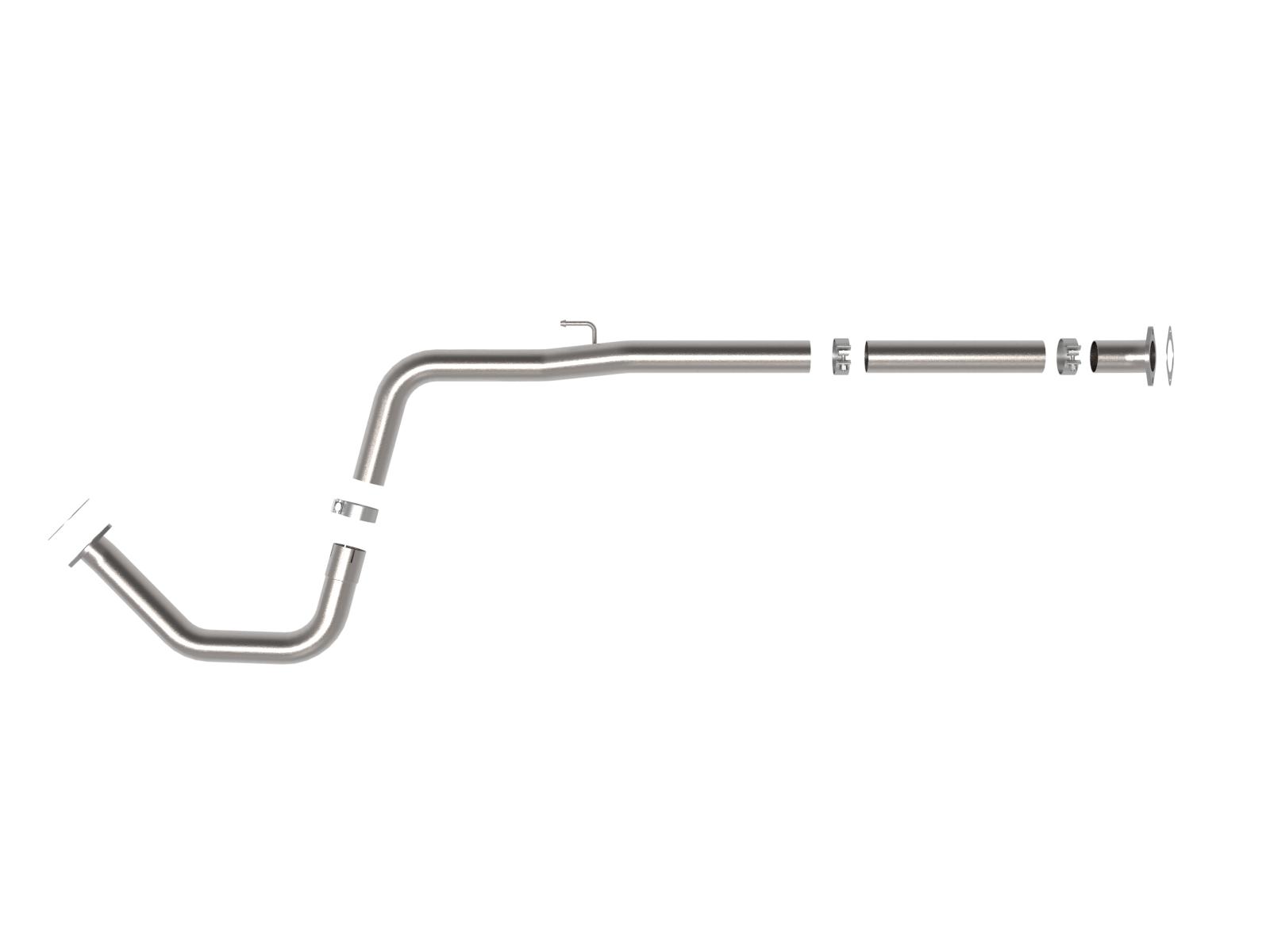 AFE Takeda 3 IN 304 Stainless Steel Mid-Pipe (Hyundai Elantra N 22-23 L4-2.0L (t)) - 49-37026