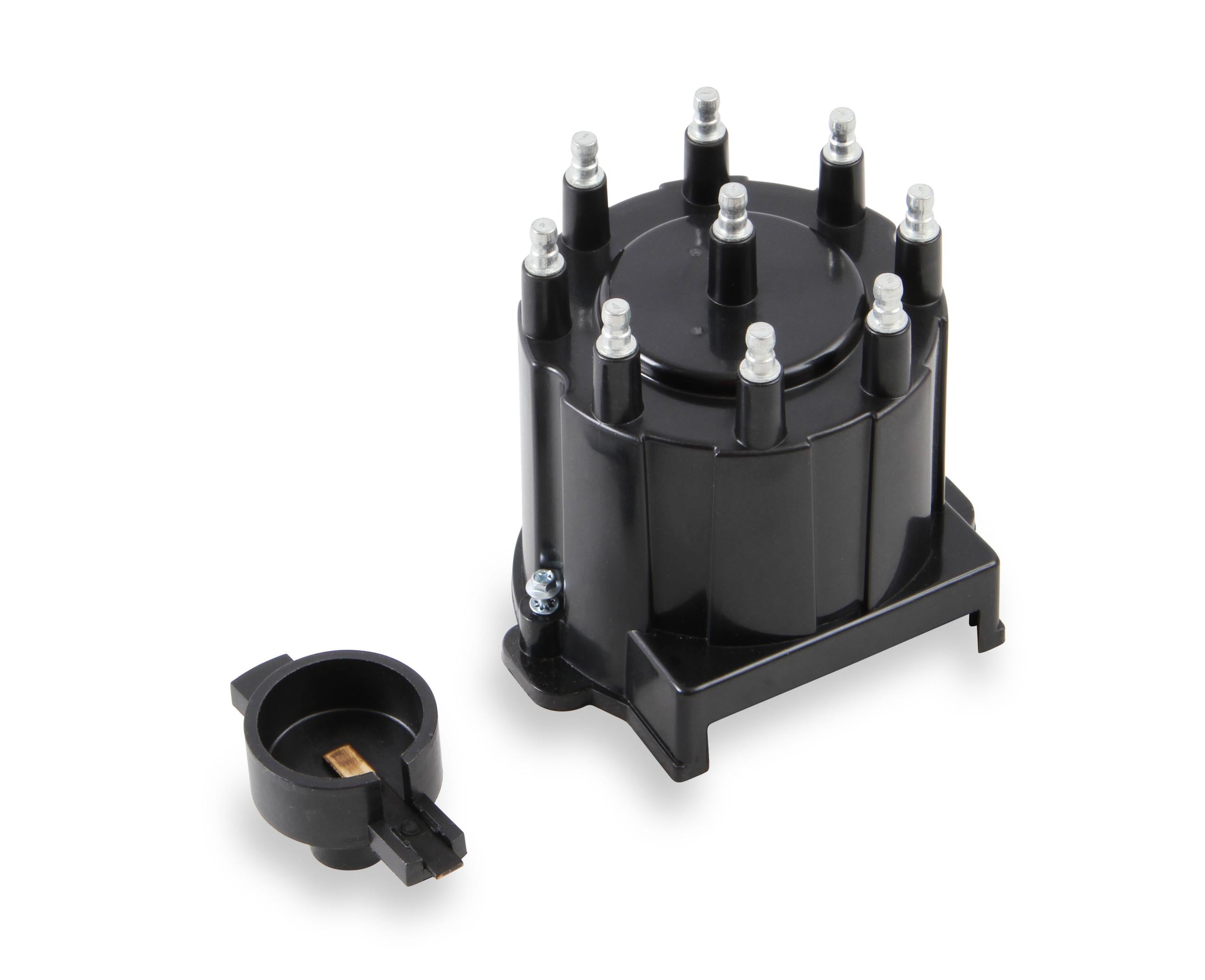 Accel 8139 Cap/Rotor Gm Hei Black
