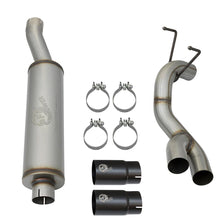 AFE Rebel Series 3-1/2 IN Stainless Steel Cat-Back Exhaust System w/Black Tip (2014-2018 2500, 3500) - 49-42057-B