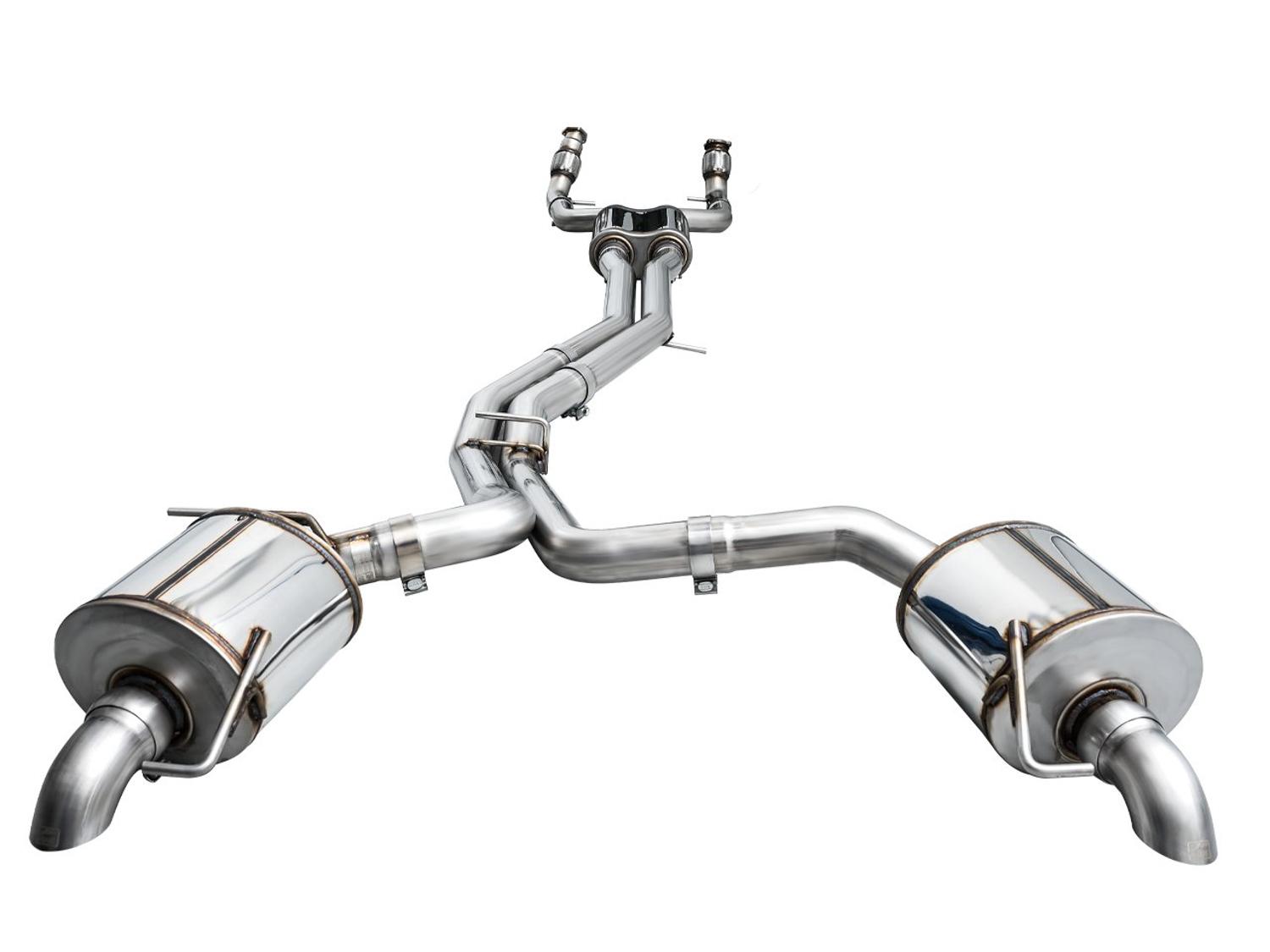 AWE Touring Edition Catback Exhaust - Turn Downs (2019-2023 Audi A6 / A7 3.0T) - 3015-31003