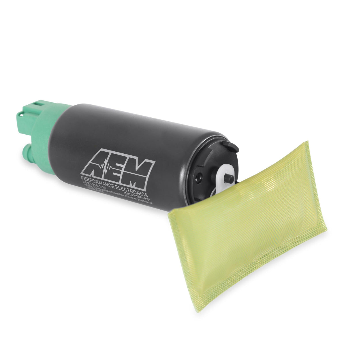 AEM 400LPH E85-COMPATIBLE FUEL PUMP KIT - DOUBLE BARB - 50-1230