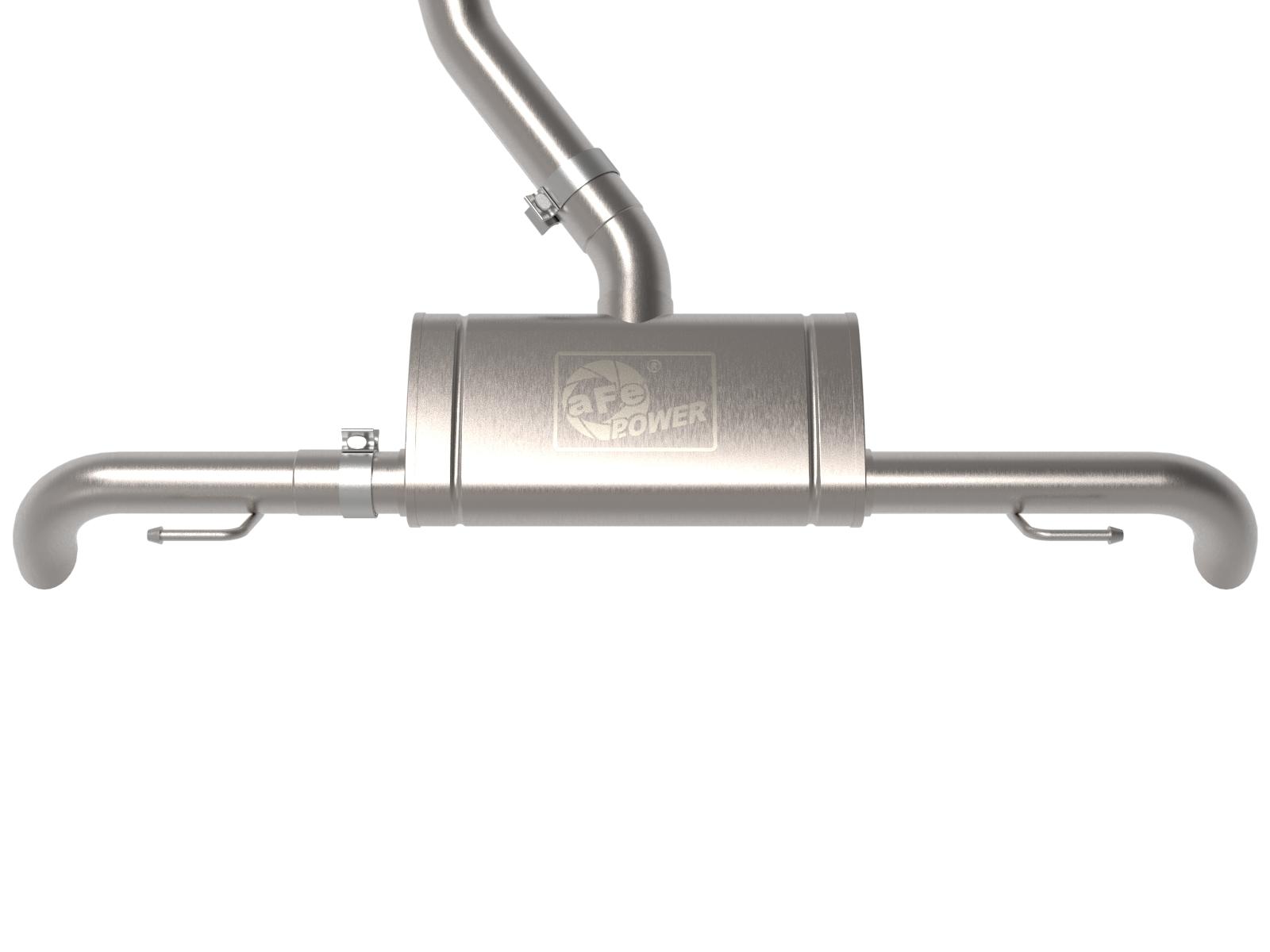 aFe MACH Force-Xp 3" to 2.5" 304 Stainless Steel Cat-Back Exhaust System (2017-2022 Audi Q5 L4-2.0L (t)) - 49-36447