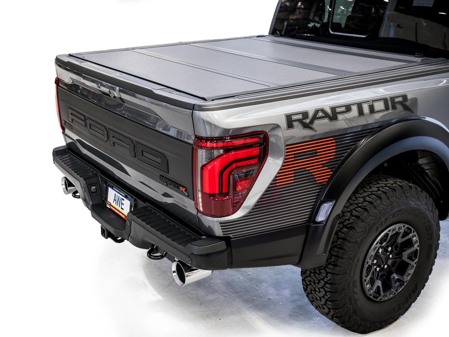 AWE SwitchPath Exhaust - Chrome Silver Tips (2023-2025 F-150 Raptor R 5.2L) - 3025-32852