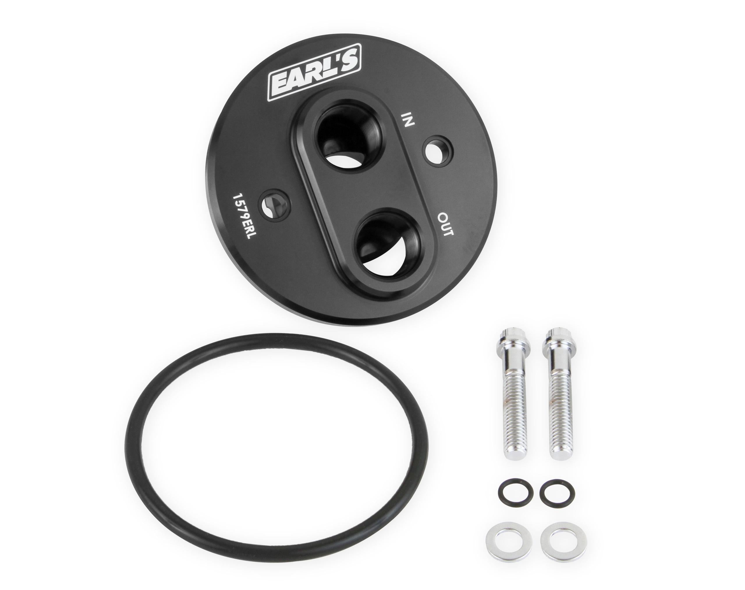 Earls Remote Oil Filter Adapter - Use W/-10An O-Ring Port Adapter - 1579ERL