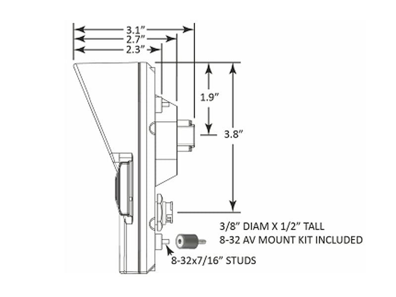 AEM Display Kit, CD-7 Carbon - 30-5700