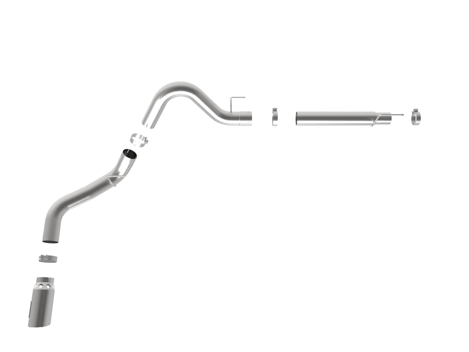 AFE DPF-Back Exhaust System (2018-2019 Ford F-150 V6-3.0L (td)) - 49-43106-P