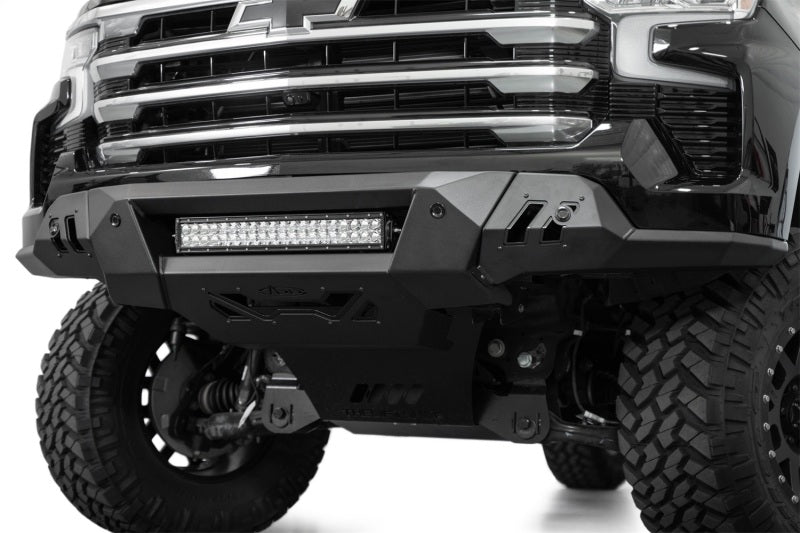 Addictive Desert Designs 2022-2025 Chevrolet Silverado 1500 Black Label Front Bumper - F140300010103