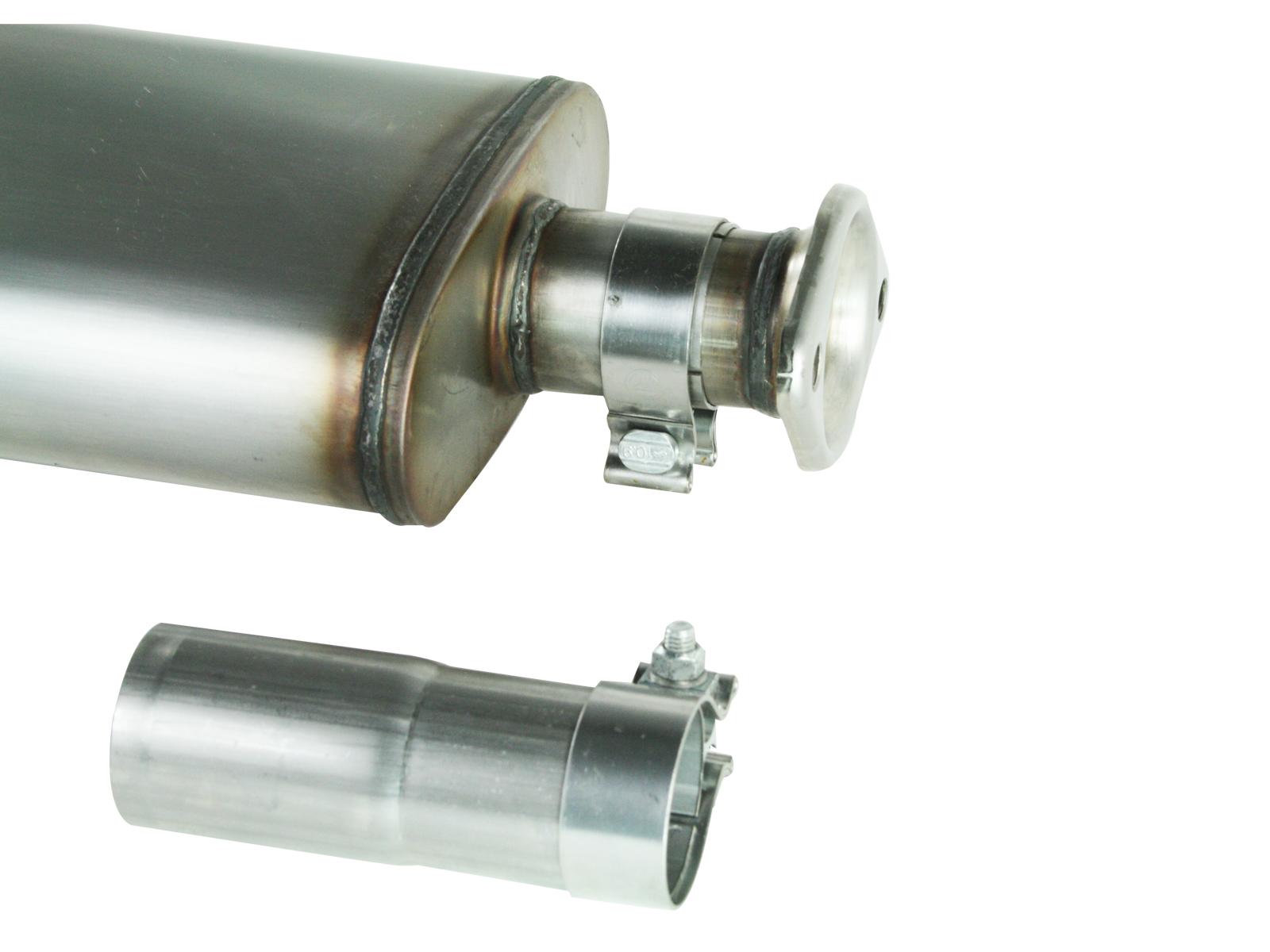 AFE MACH Force-Xp 2-1/2in 409 Stainless Steel Cat-Back Exhaust System (1997-2006 Wrangler, Wrangler, Wrangler, Wrangler, Wrangler, Wrangler, Wrangler, Wrangler) - 49-46223