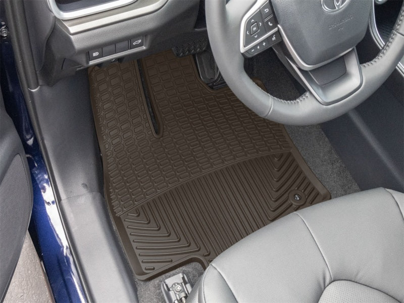 WeatherTech 24-25 Lexus TX 1st Row Front All-Weather Floor Mats - Cocoa