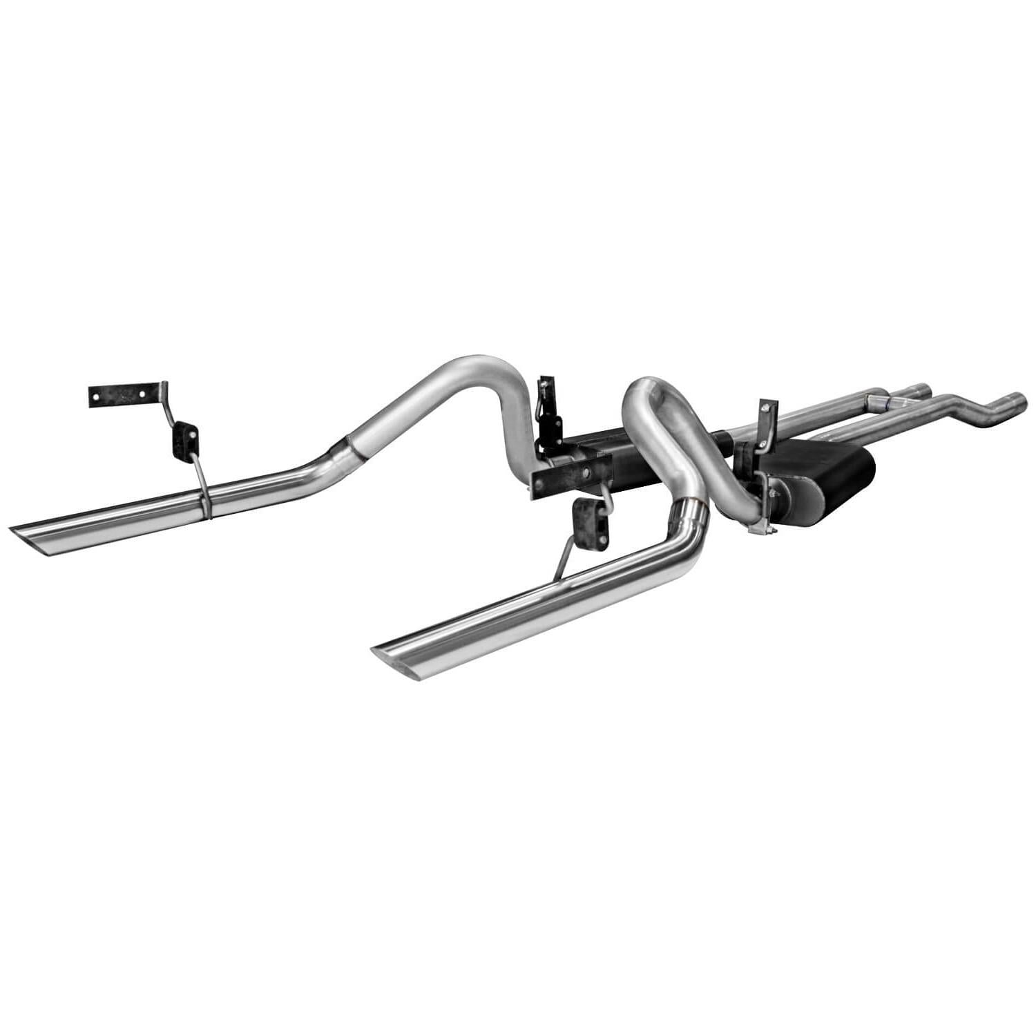 Flowmaster Header-back System - Dual Rear Exit - American Thunder - Moderate Sound