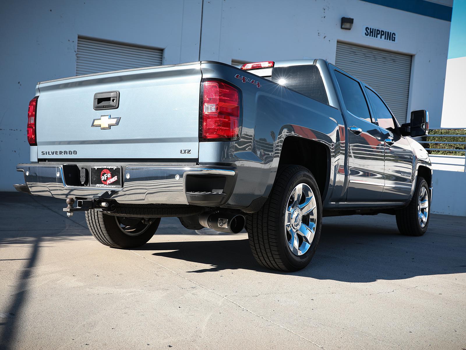 AFE Cat-Back Exhaust System (2014-2018 GM 1500 V8-6.2L) - 49-44116-B