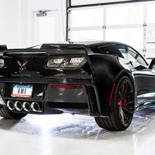 AWE Touring Edition Axleback Exhaust for C7 Corvette Stingray / Z51 / Grand Sport / Z06 / ZR1 -- Chrome Silver Tips (includes AWE AFM valve simulators) - 3015-42133