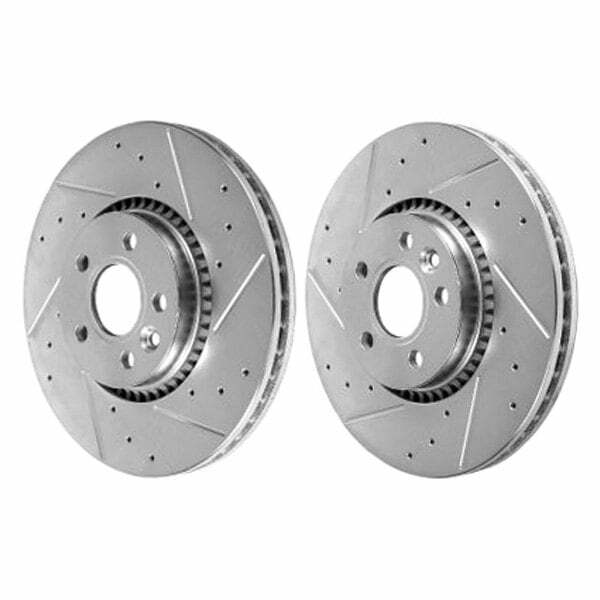 Power Stop 08-15 Land Rover LR2 Front Evolution Drilled & Slotted Rotors - Pair - EBR1001XPR