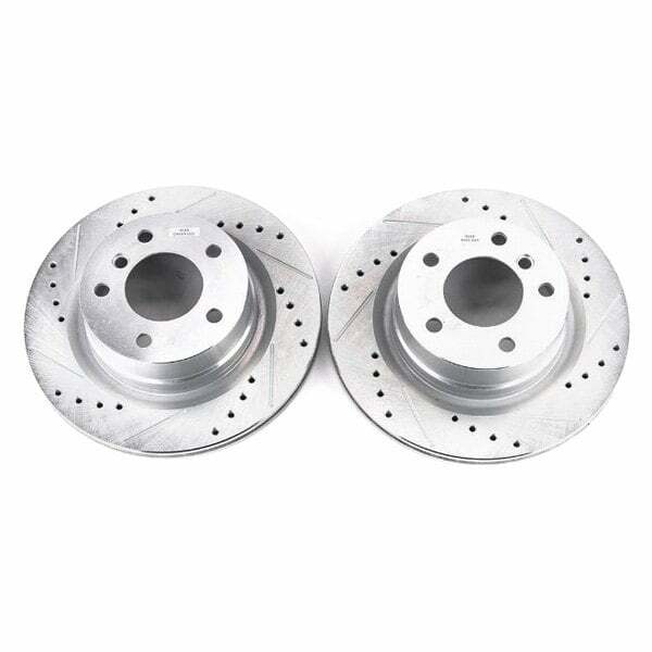 Power Stop 08-13 BMW 128i Rear Evolution Drilled & Slotted Rotors - Pair - EBR1216XPR