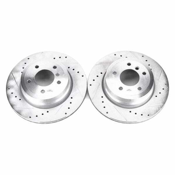 Power Stop 08-13 BMW 135i Rear Evolution Drilled & Slotted Rotors - Pair - EBR1217XPR