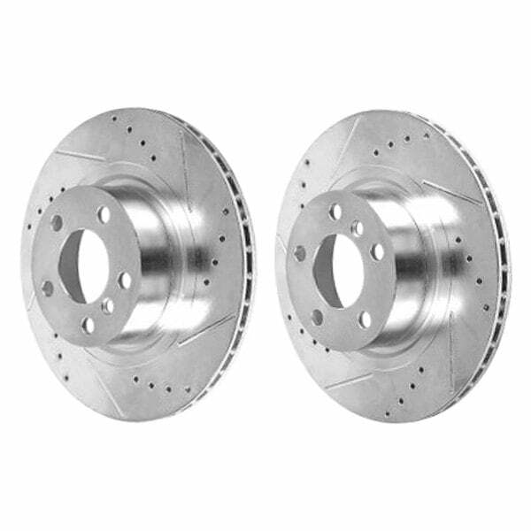 Power Stop 11-17 BMW X3 Rear Evolution Drilled & Slotted Rotors - Pair - EBR1240XPR