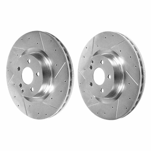 Power Stop 12-16 Mercedes-Benz C250 Front Evolution Drilled & Slotted Rotors - Pair - EBR1265XPR