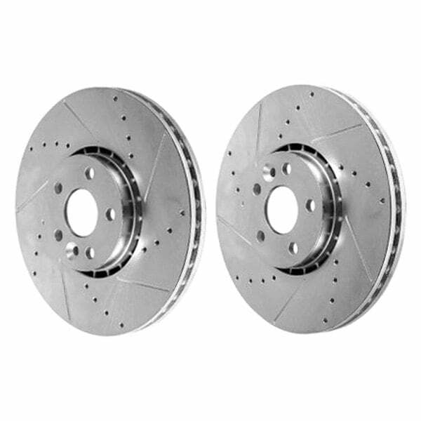 Power Stop 2000 Volvo V70 Front Evolution Drilled & Slotted Rotors - Pair - EBR1283XPR