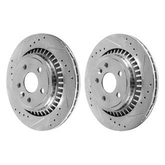Power Stop 10-17 Volvo XC60 Rear Evolution Drilled & Slotted Rotors - Pair - EBR1284XPR