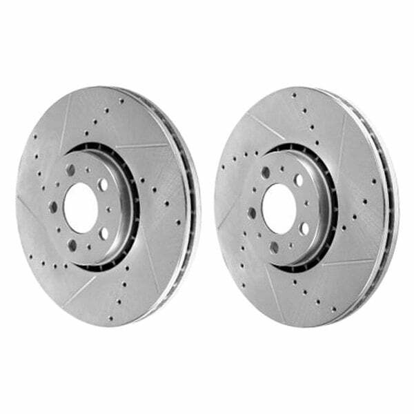Power Stop 03-14 Volvo XC90 Front Evolution Drilled & Slotted Rotors - Pair - EBR1285XPR