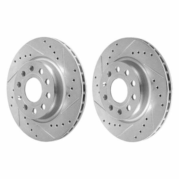Power Stop 2014 Volkswagen Golf Front Evolution Drilled & Slotted Rotors - Pair - EBR1289XPR