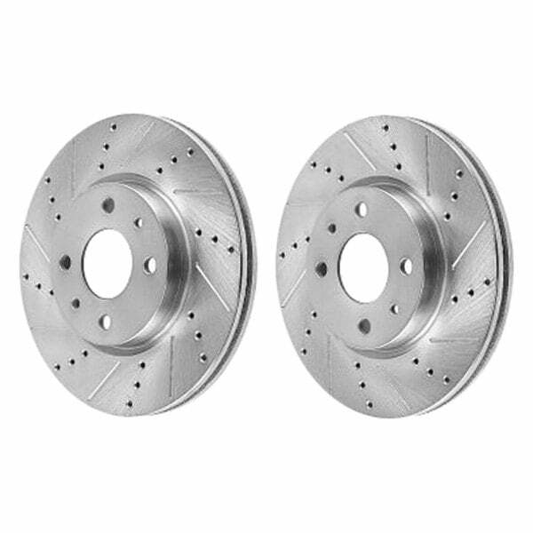 Power Stop 12-18 Fiat 500 Front Evolution Drilled & Slotted Rotors - Pair - EBR1296XPR