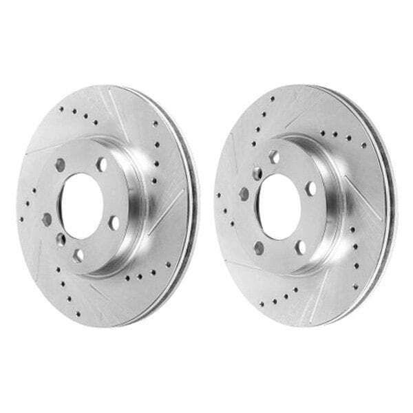 Power Stop 11-16 Mini Cooper Countryman Front Evolution Drilled & Slotted Rotors - Pair - EBR1411XPR