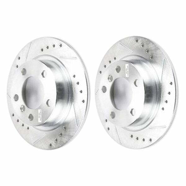 Power Stop 11-16 Mini Cooper Countryman Rear Evolution Drilled & Slotted Rotors - Pair - EBR1412XPR