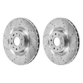 Power Stop 14-19 Fiat 500L Front Evolution Drilled & Slotted Rotors - Pair - EBR1425XPR