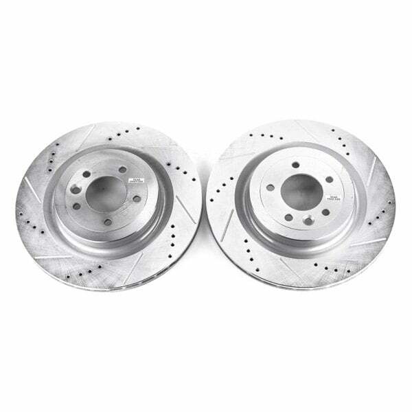 Power Stop 13-18 Land Rover Range Rover Rear Evolution Drilled & Slotted Rotors - Pair - EBR1426XPR