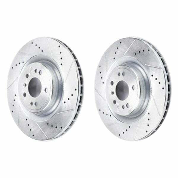 Power Stop 16-17 Mercedes-Benz GLE300d Front Evolution Drilled & Slotted Rotors - Pair - EBR1452XPR