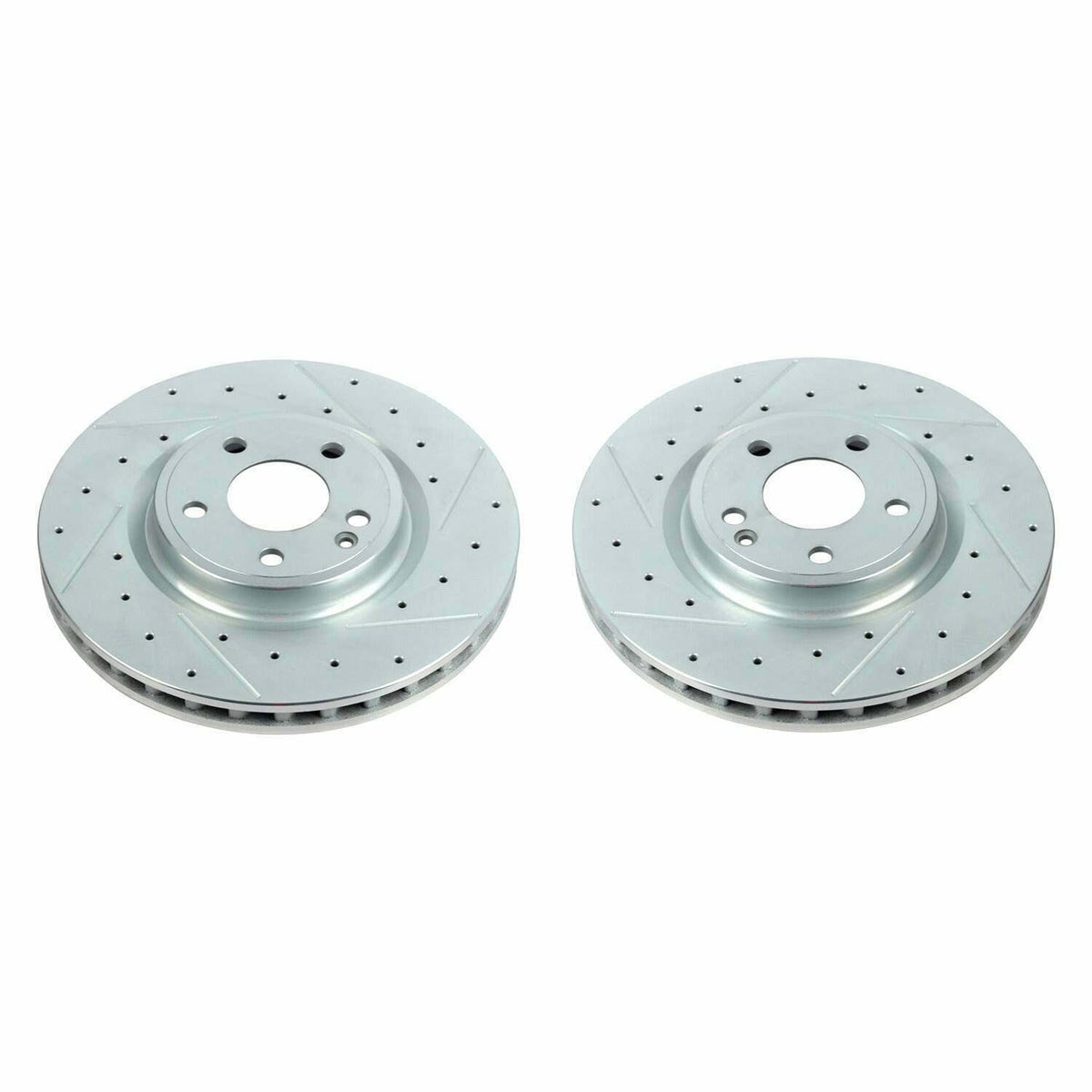 Power Stop 17-19 Infiniti QX30 Front Evolution Drilled & Slotted Rotors - Pair - EBR1487XPR